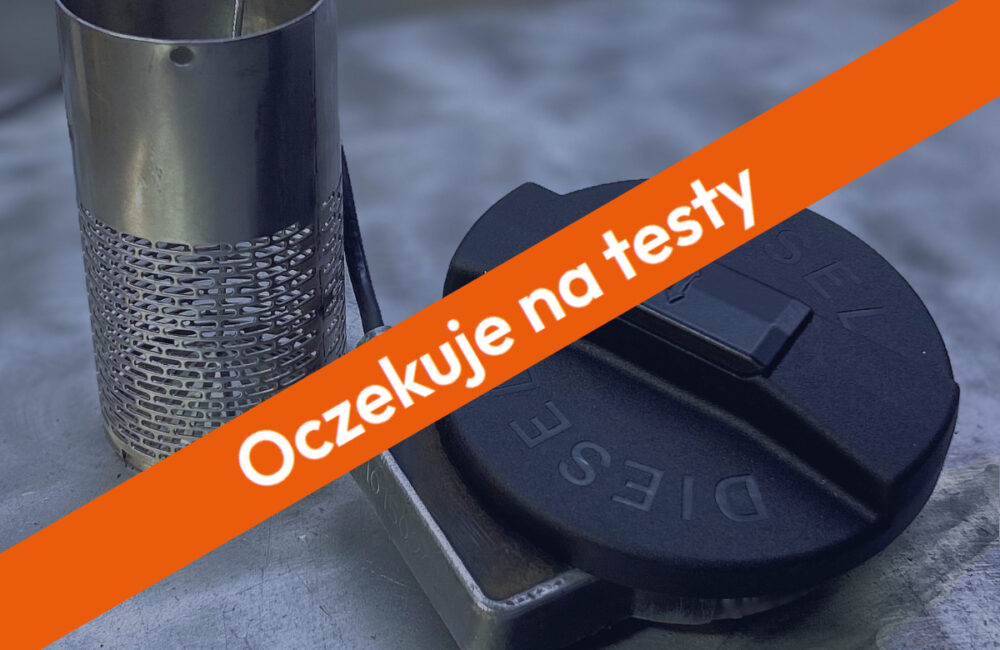 Elektroniczne zamknięcie wlewu paliwa z sitem